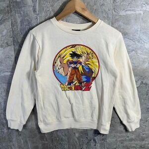 Dragon Ball Z Goku cream sweatshirt Youth Size M #anime #goku